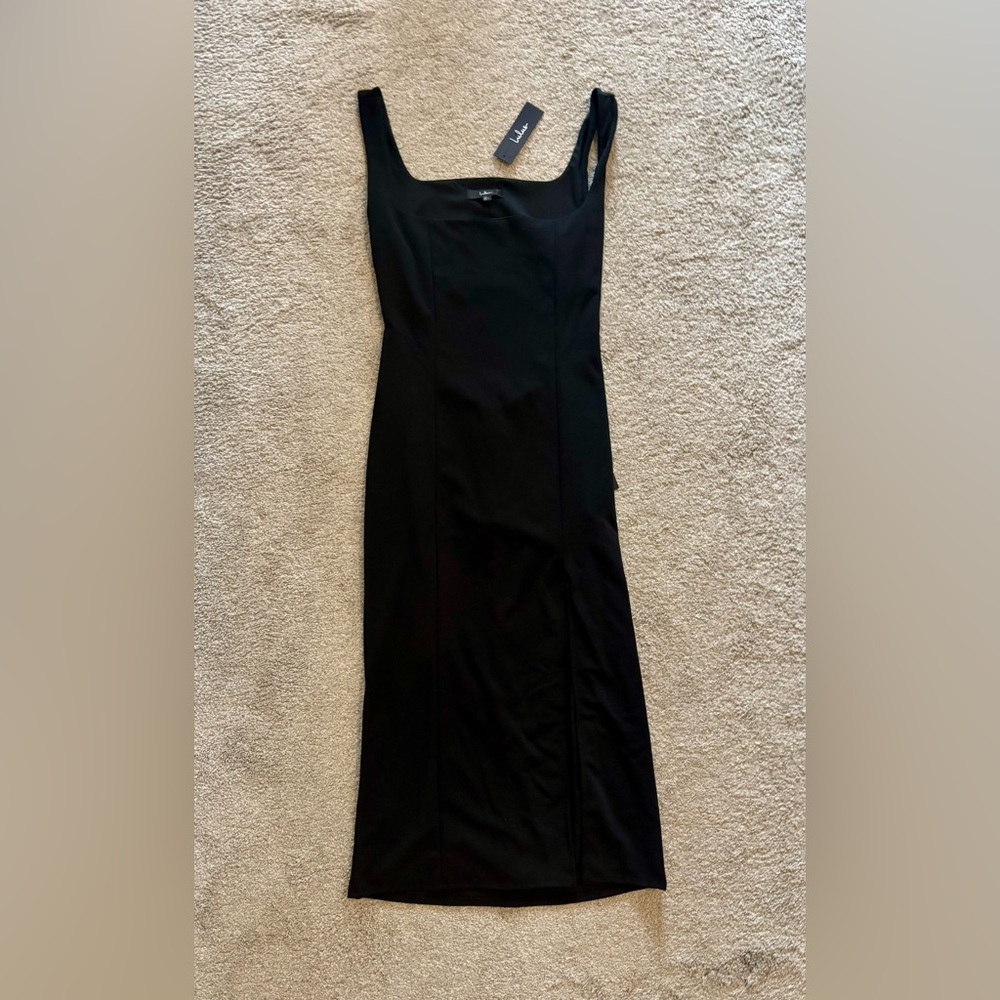 Lulu's Black Sleeveless Dress
